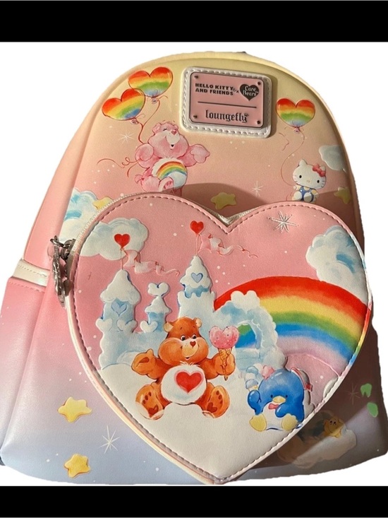 Loungefly Handbags - Loungefly Hello Kitty x Care Bears Mini Backpack